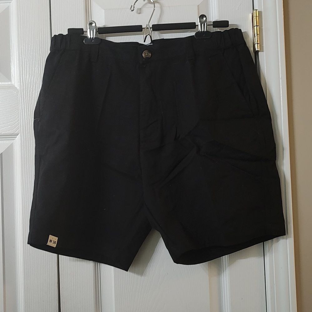 Architect  black walking casual  shorts   Sz 36 8" inseam